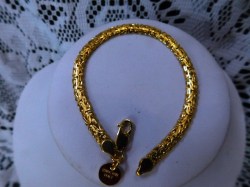 bronzoro 18kp woven bracelet9